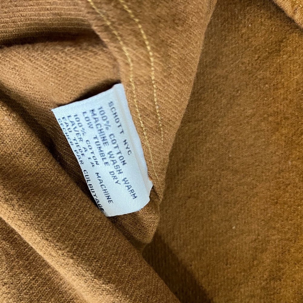 SCHOTT NYC Men's Flannel Work Shirt Jacket - Picture 7 of 10